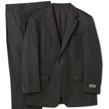 【Donato Vinci Italy】【秋冬】2釦シングルスーツ 1タック/グレー/REAL GRAY COLLECTION/NEW ZEALAND LIMITED WOOL/※裾上げ必要