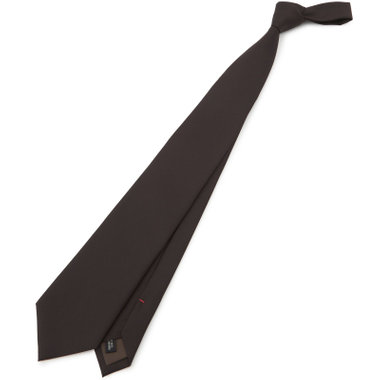 【名品】【Donato Vinci Italy】シルクソリッドネクタイ 8.5cm;幅/ブラウン/MADE IN JAPAN