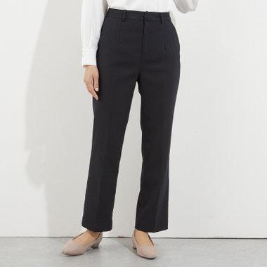 【Diana】【秋冬】テーパードパンツ セットアップ対応 /ネイビー /ウォッシャブル＆ストレッチ /BISHU JAPAN ※裾上げ済仕様