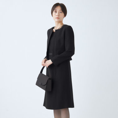 【Alain Divert】【年間】ノーカラーアンサンブルレディースフォーマル