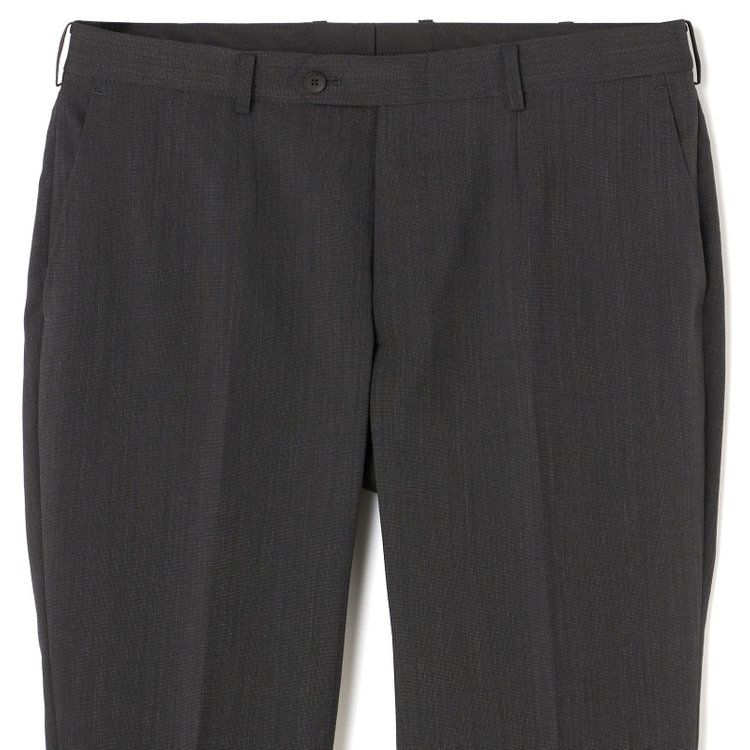 ＪＰ コンフォート 【JOHN PEARSE comfort】【春夏】2釦シングルスーツ ショートタック テーパードパンツ/ ダークグレー / SHOWER CLEAN ※裾直し必要 グレー濃色