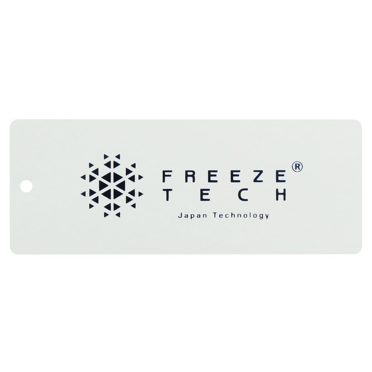 ＪＰ コンフォート 【JHON PEARSE comfort】【半袖】Tシャツ/グレー/ クルーネック/ 酷暑対策Tシャツ「FREEZETECH 氷撃」冷感PRINT 紺中間