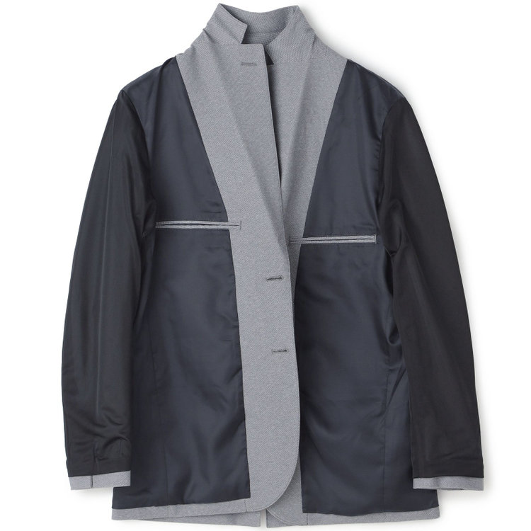 ハイスペックモーション 【HIGH SPEC MOTION】【春夏】ポリエステル2釦シングルジャケット/グレー グレー中間
