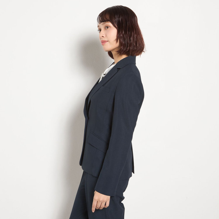 ソノタ（KONAKA用） 【Diana】【春夏】1釦シングルジャケット/ネイビー×シアー合繊/ウォッシャブル＆ストレッチ 紺中間