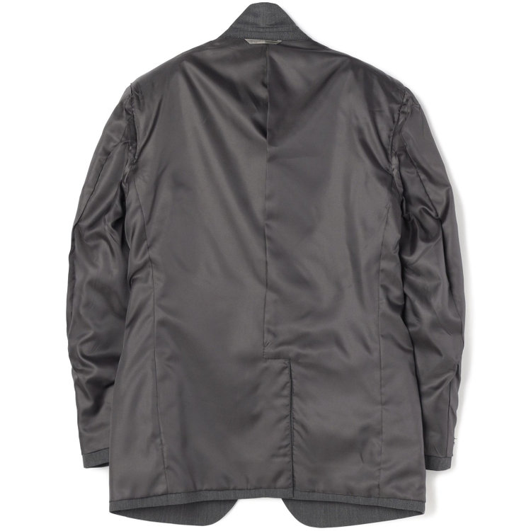 ＪＰセレクトライン 【JOHN PEARSE Black SELECT LINE】【秋冬】スペアパンツ付き/2釦シングルスーツ 0タック/グレー/※裾上げ必要 グレー中間