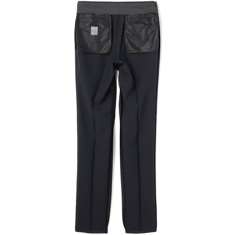 ＪＰコンフォート ネイビー 【JOHN PEARSE comfort navy】【春夏】1タックパンツ/ネイビー×ドットエアー＆カラミ織り/ウエストムーブ仕様/※裾上げ必要 紺中間