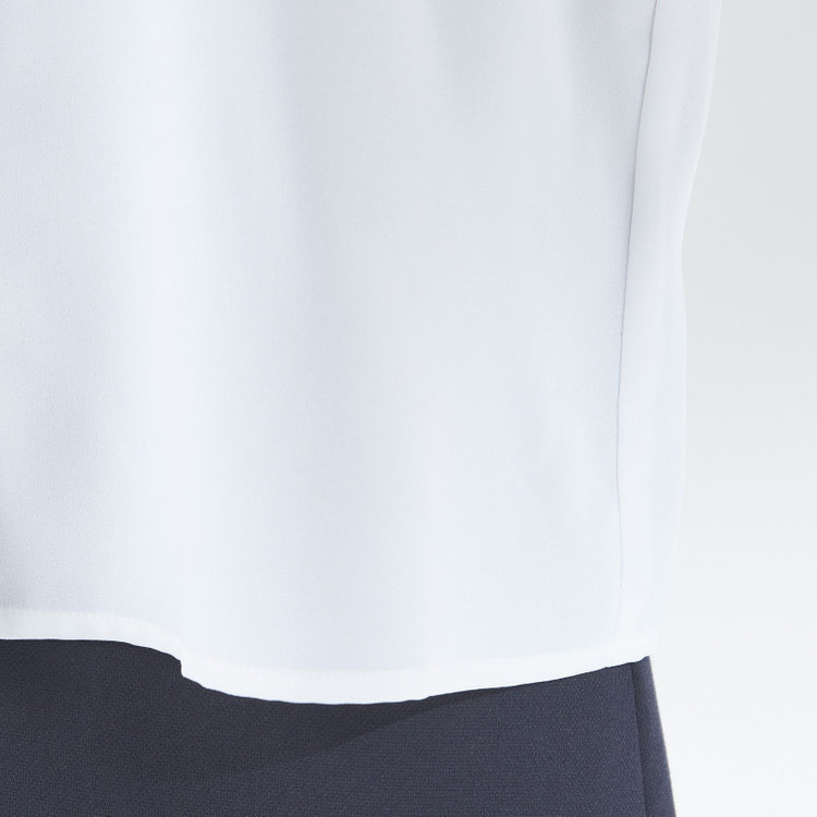 ナチュラル　ビューティー 【NATURAL BEAUTY】フレアスリーブボウタイブラウス/ホワイト 白