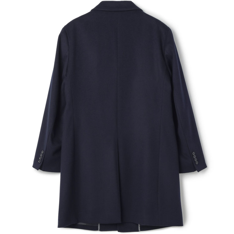 ソノタ（KONAKA用） 【THE 神 COAT】【Donato Vinci Italy UOMO】ウールチェスターコート/ネイビー/NEW ZEALAND LIMITED WOOL 紺中間