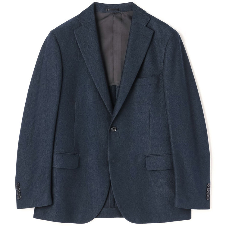 ハイスペックモーション 【HIGH SPEC MOTION】【秋冬】ポリエステル2釦シングルジャケット/ネイビー/ウォシャブルシャブル 紺濃色