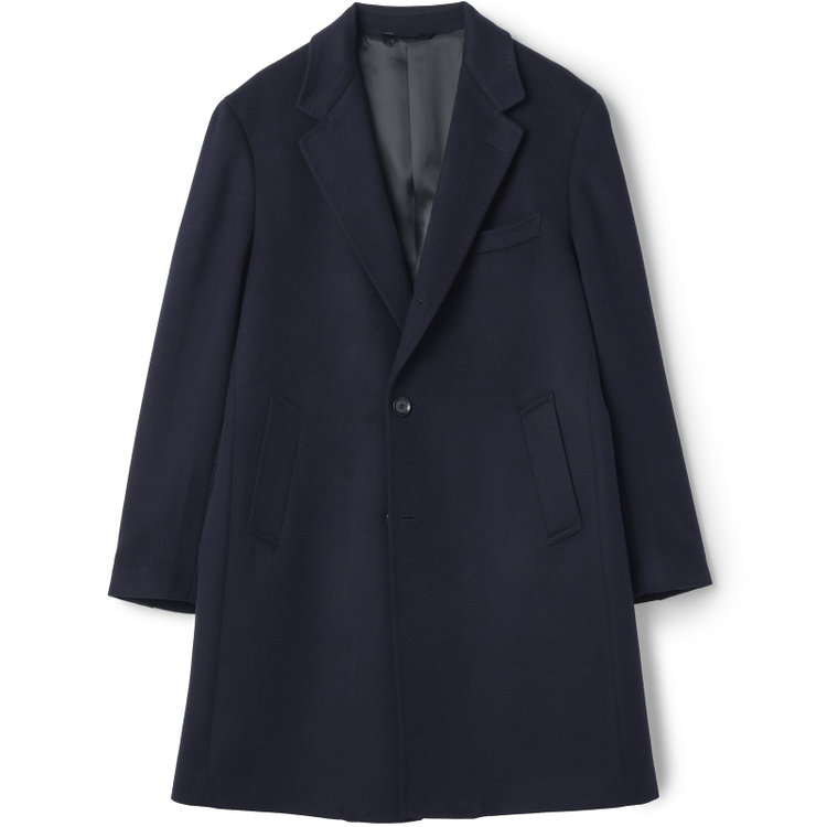 ソノタ（KONAKA用） 【THE 神 COAT】【Donato Vinci Italy UOMO】ウールチェスターコート/ネイビー/NEW ZEALAND LIMITED WOOL 紺中間
