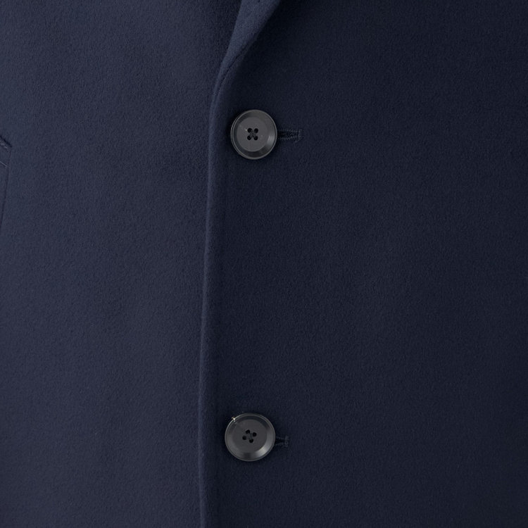 ソノタ（KONAKA用） 【THE 神 COAT】【Donato Vinci Italy UOMO】ウールチェスターコート/ネイビー/NEW ZEALAND LIMITED WOOL 紺中間