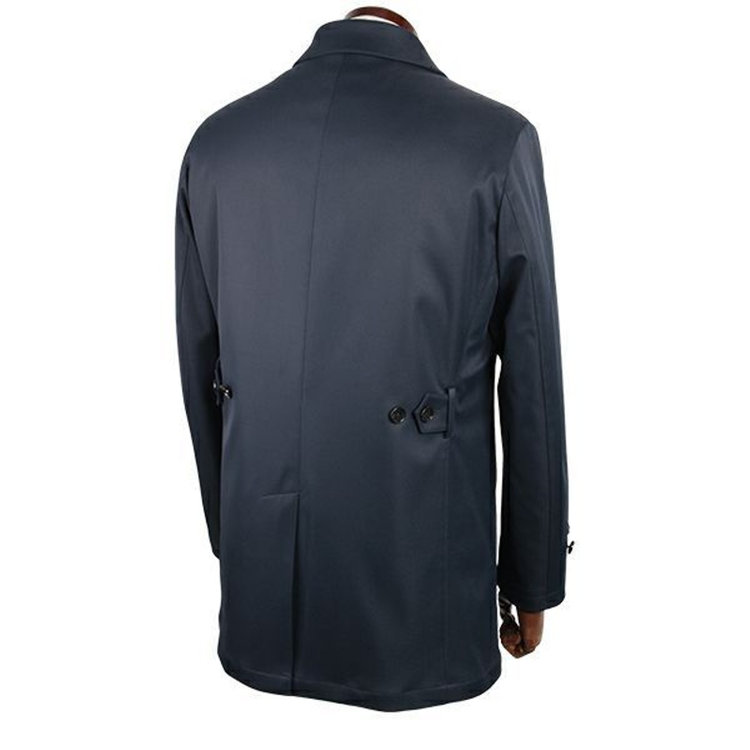 ソノタ（KONAKA用） 【WEB限定/OUTLET/汚れ・キズ等有】【ステンカラー】コート/ネイビー×ドビーストライプ ネイビー系(紺)