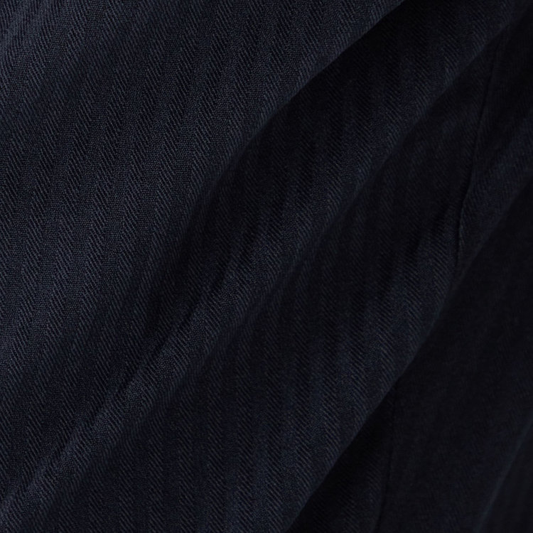 ジョンピアース 【JOHN PEARSE Black SELECT LINE】【秋冬】機能性ポリエステル 0タックパンツ/ブラック×シャドーストライプ/ULTRA MOVE/※裾上げ必要 黒