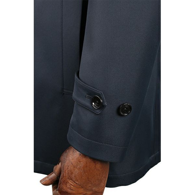 ソノタ（KONAKA用） 【WEB限定/OUTLET/汚れ・キズ等有】【ステンカラー】コート/ネイビー×ドビーストライプ ネイビー系(紺)