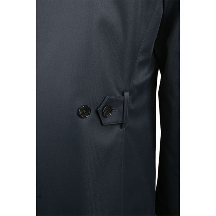 ソノタ（KONAKA用） 【WEB限定/OUTLET/汚れ・キズ等有】【ステンカラー】コート/ネイビー×ドビーストライプ ネイビー系(紺)