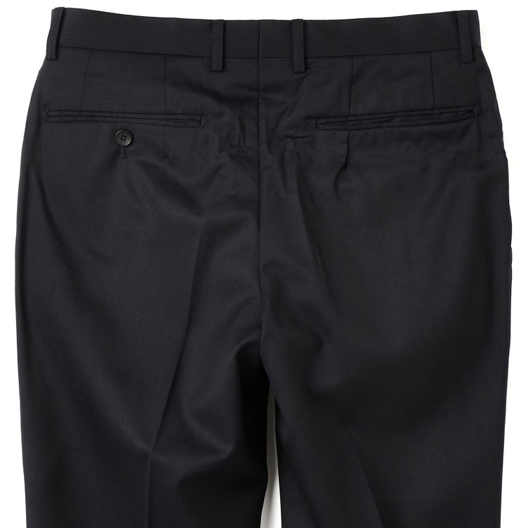 ＪＰセレクトライン 【JOHN PEARSE Black SELECT LINE】【年間】2釦シングルスーツ 0タック/ネイビー×ソリッド/NEW ZEALAND LIMITED WOOL/REAL NAVY COLLECTION/※裾上げ必要 紺中間
