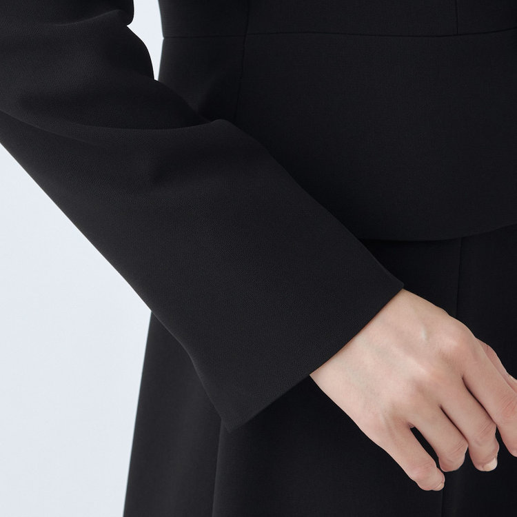 ソノタ（KONAKA用） 【年間】ノーカラーアンサンブルレディースフォーマル 黒