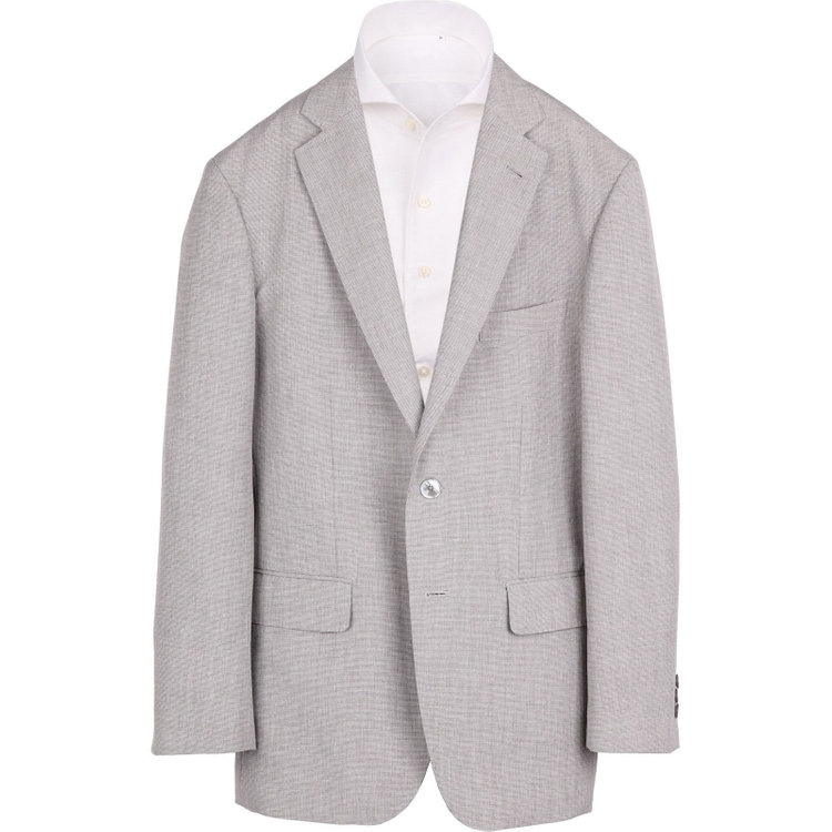 KONAKA　アウトレット 【WEB限定/OUTLET/汚れ・キズ等有】【JASLEY】【春夏】2釦シングルジャケット/グレー×ソリッド グレー系(灰)
