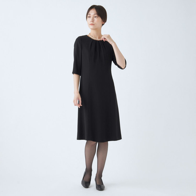 ソノタ（KONAKA用） 【年間】ノーカラーアンサンブルレディースフォーマル 黒