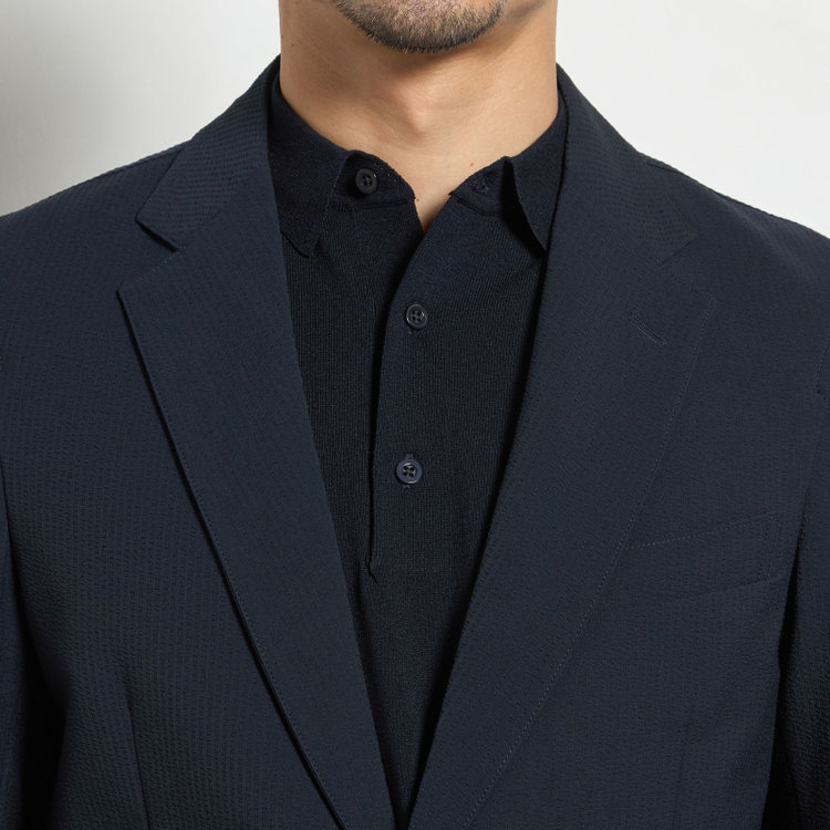 ＵＷＳ ＷＯＲＫ 【ULTRA WORK SUIT】【春夏】セットアップ2釦ジャケット/ネイビー 紺濃色