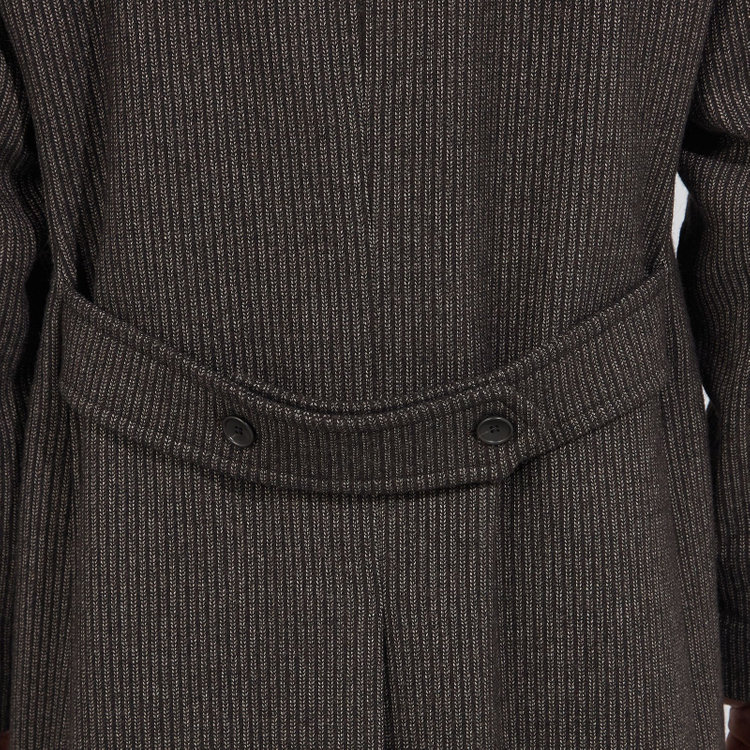 ＫＭＣブラック 【KANSAIMAN collection】ショートスタンドカラーコート/ブラウン/RE:NEWOOL 茶濃色