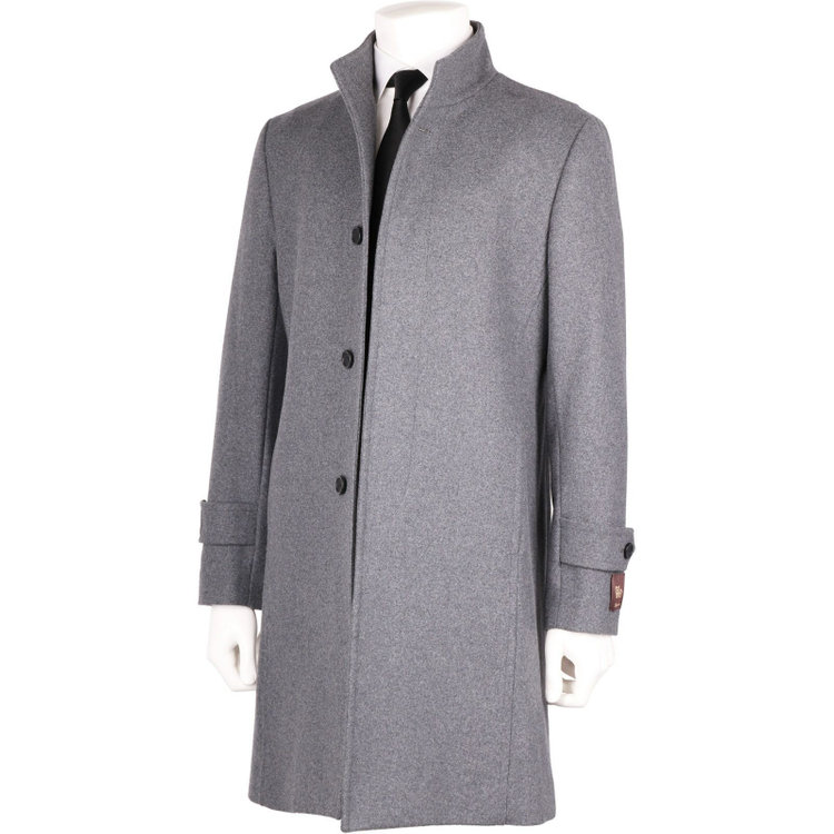 ソノタ（KONAKA用） 【GiGaTex】ウールブレンドスタンドカラーコート/グレー グレー中間