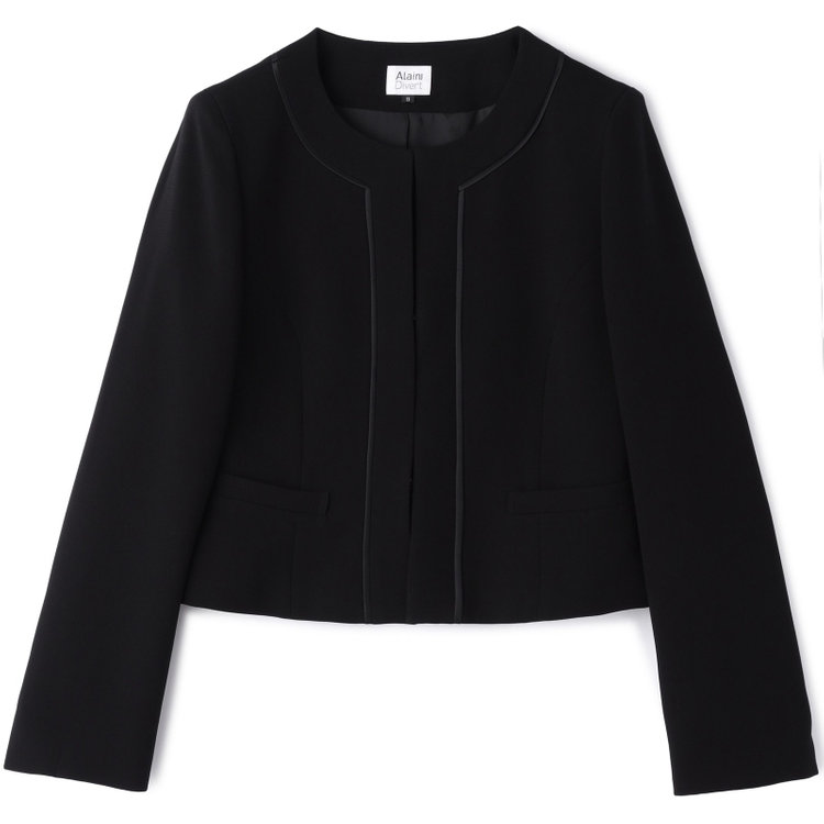 ＡＬＡＩＮ ＤＩＶＥ 【Alain Divert】【年間】ノーカラーアンサンブルレディースフォーマル 黒