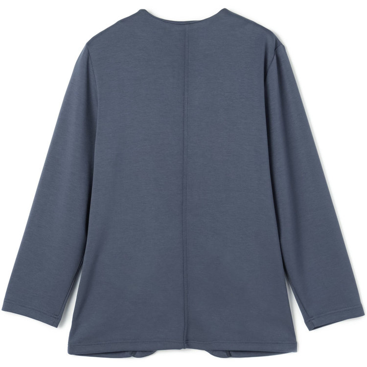 ＵＷＳ ＨＯＭＥ 【ULTRA WORK SUIT/HOME LINE】【春夏】セットアップ1釦ノーカラージャケット/ブルーグレー グレー系(灰)