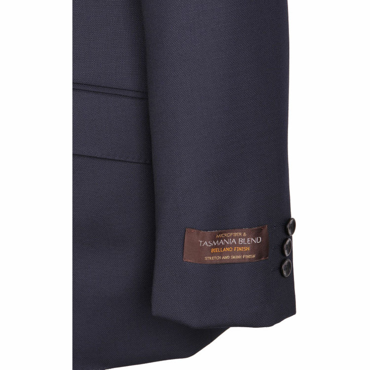 KONAKA　アウトレット 【WEB限定/OUTLET/汚れ・キズ等有】【年間】2釦シングルジャケット/ネイビー×ソリッド/TASMANIA BLEND ネイビー系(紺)