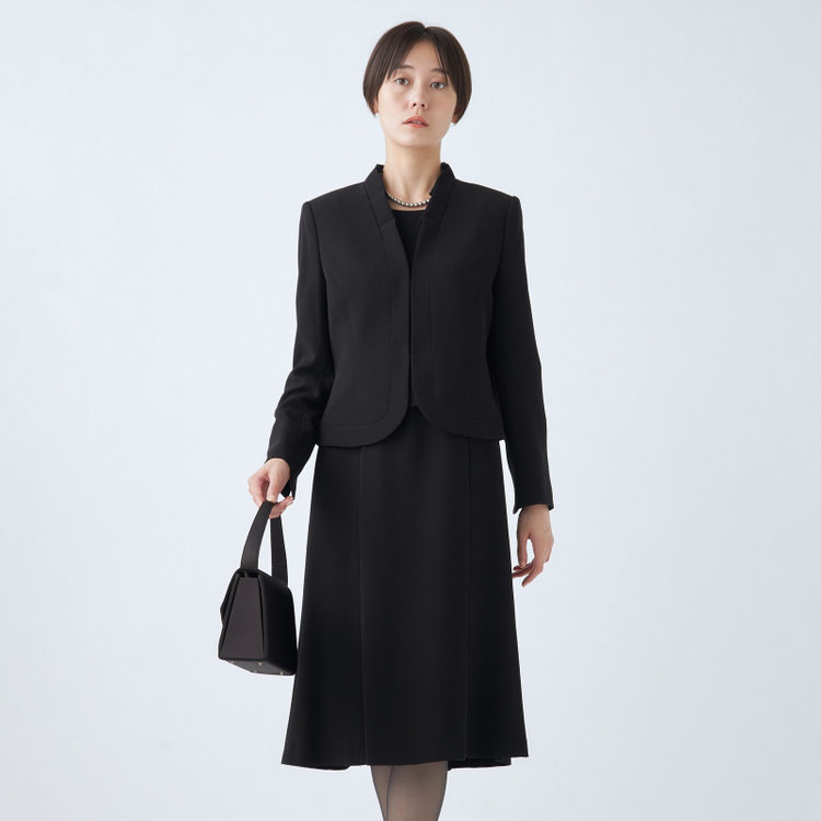 ソノタ（KONAKA用） 【年間】タックスタンドアンサンブルレディースフォーマル 黒