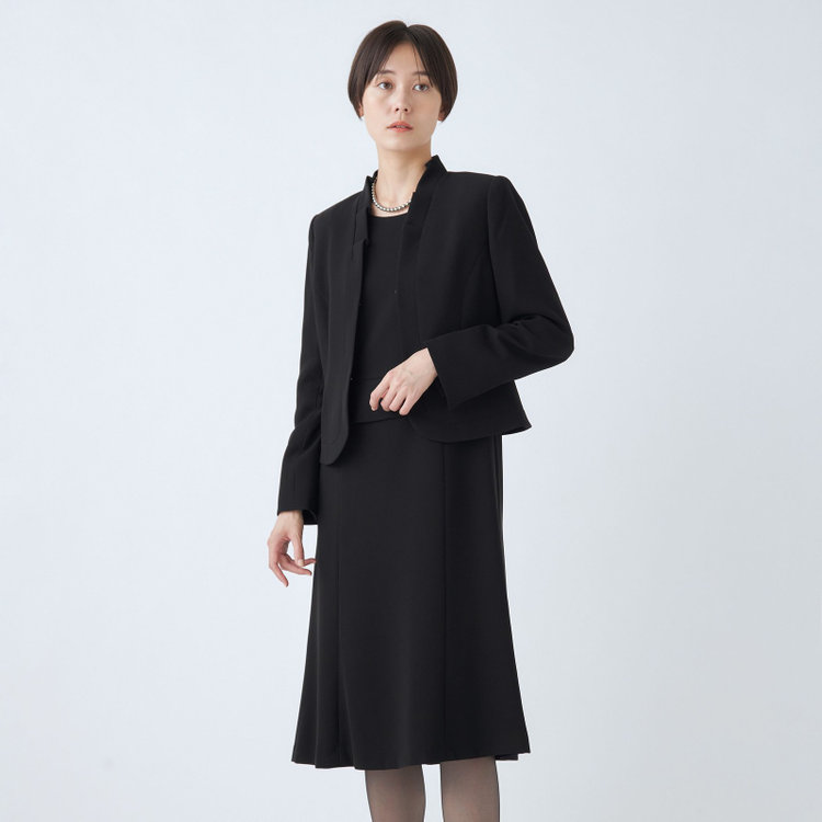 ソノタ（KONAKA用） 【年間】タックスタンドアンサンブルレディースフォーマル 黒