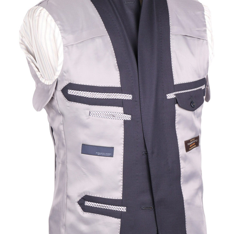 KONAKA　アウトレット 【WEB限定/OUTLET/汚れ・キズ等有】【年間】2釦シングルジャケット/ネイビー×ソリッド/TASMANIA BLEND ネイビー系(紺)