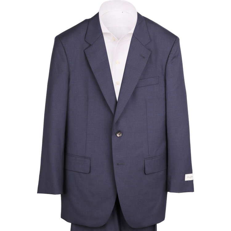ドナートヴィンチ 【Donato Vinci Italy】【春夏】2釦シングルスーツ 1タック/ネイビー×チェック ネイビー系(紺)