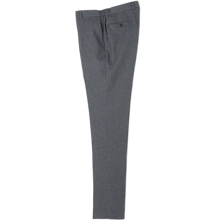 ハイスペックモーション 【HIGH SPEC MOTION】【春夏】0タックパンツ/グレー/ウエストシャーリング仕様/※裾上げ必要 グレー濃色