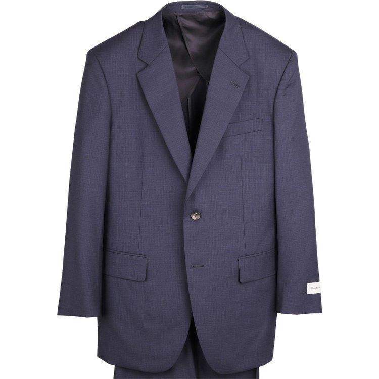 ドナートヴィンチ 【Donato Vinci Italy】【春夏】2釦シングルスーツ 1タック/ネイビー×チェック ネイビー系(紺)