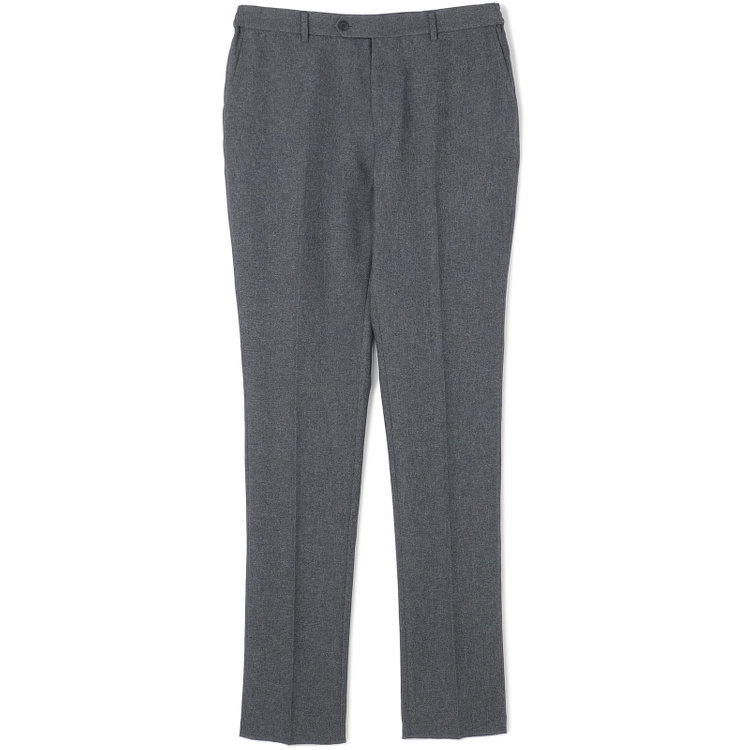 ハイスペックモーション 【HIGH SPEC MOTION】【春夏】0タックパンツ/グレー/ウエストシャーリング仕様/※裾上げ必要 グレー濃色