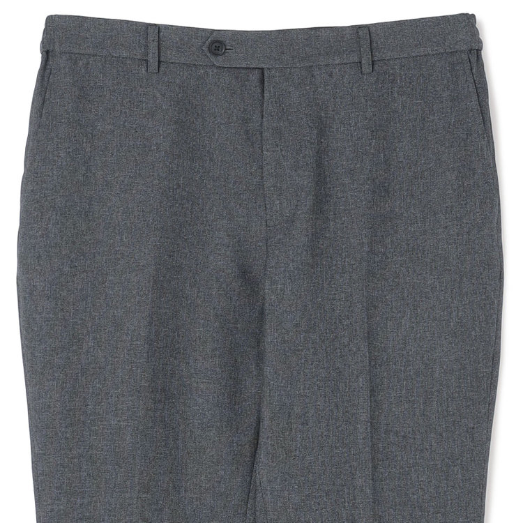 ハイスペックモーション 【HIGH SPEC MOTION】【春夏】0タックパンツ/グレー/ウエストシャーリング仕様/※裾上げ必要 グレー濃色