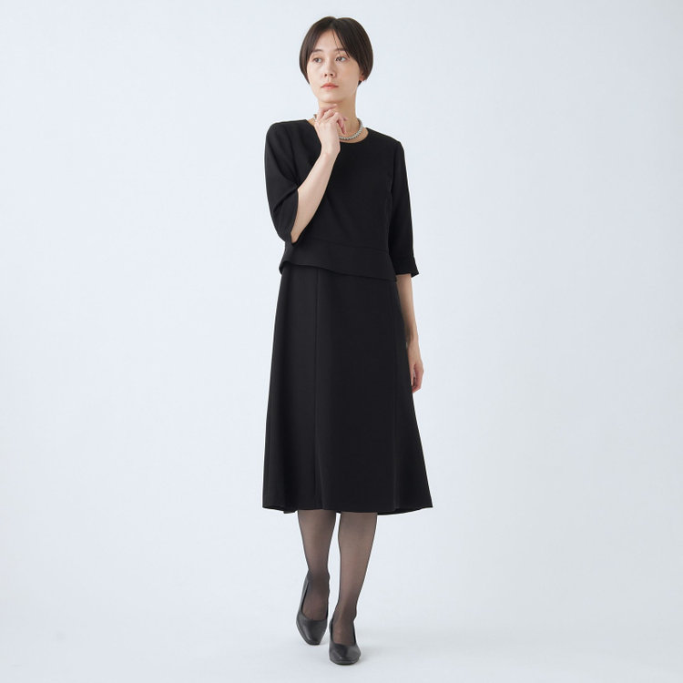 ソノタ（KONAKA用） 【年間】タックスタンドアンサンブルレディースフォーマル 黒