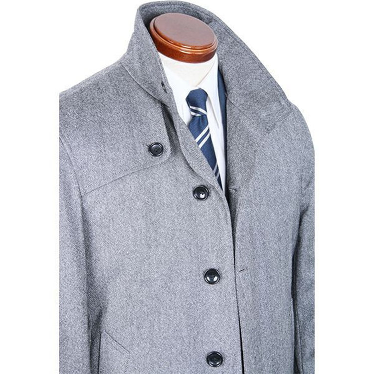 ソノタ（KONAKA用） 【トレンチ】【パワーストレッチ】ウールコート/グレー×ソリッド グレー系(灰)