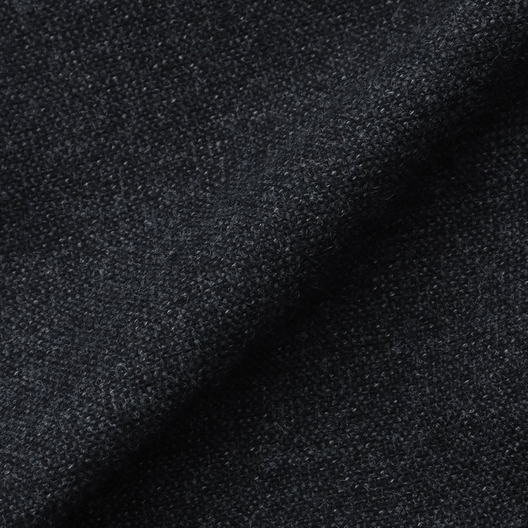 スタンリーブラッカ 【stanley blacker new york】【秋冬】0タックメランジツイードスラックス/グレー/ウエストムーブ仕様/※裾上げ必要 グレー濃色