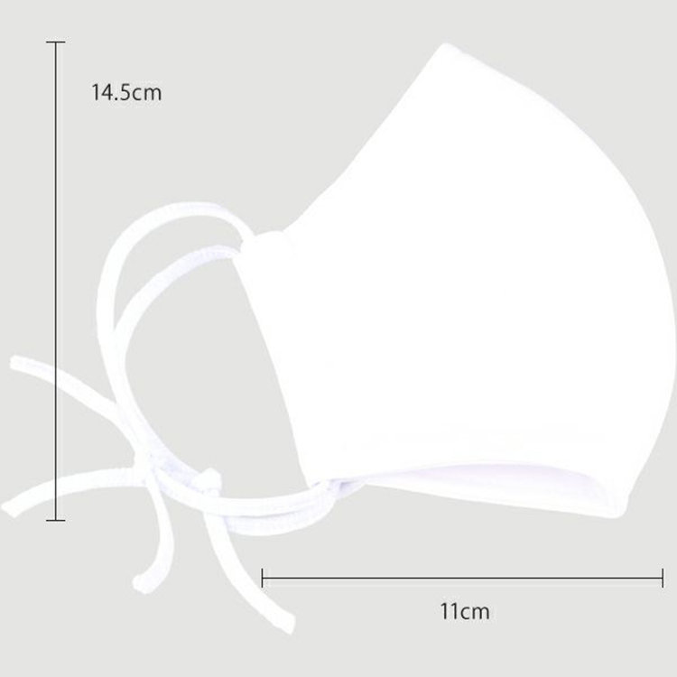 【WEB限定/OUTLET/汚れ・キズ等有】【ホワイト】シャツ生地を使った繰り返し洗える立体マスク！※返品・交換不可