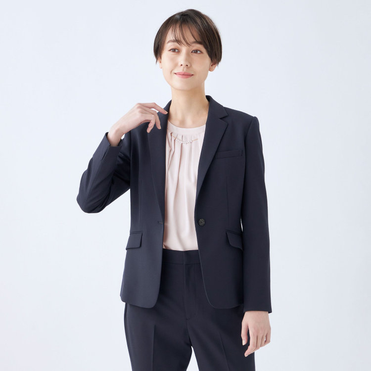 ナチュラル　ビューティー 【NATURAL BEAUTY】【年間】1釦ジャケット/ネイビー 紺中間