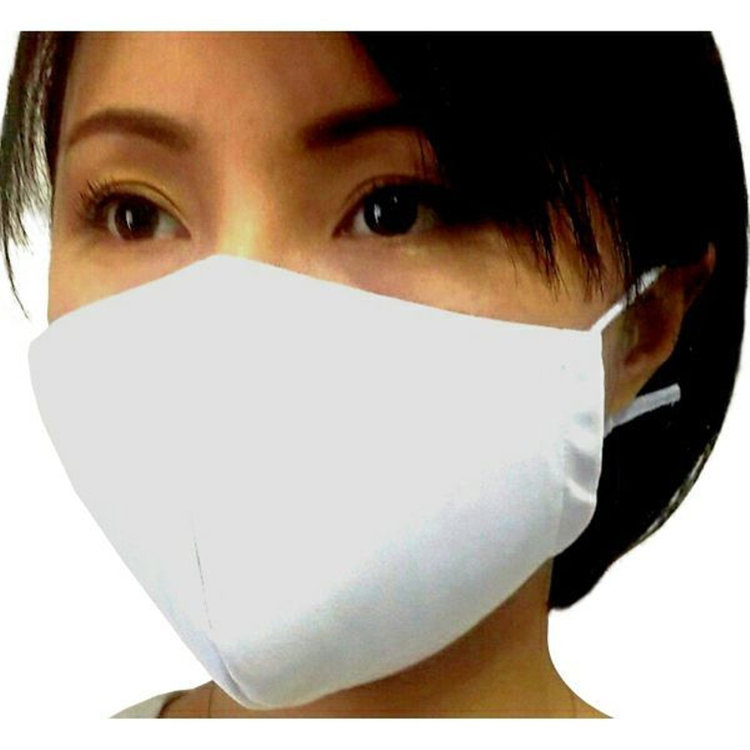 KONAKA　アウトレット 【WEB限定/OUTLET/汚れ・キズ等有】【ホワイト】シャツ生地を使った繰り返し洗える立体マスク！※返品・交換不可 ホワイト系(白)