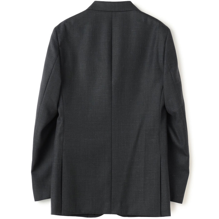 ＪＰ コンフォート 【JOHN PEARSE comfort】【春夏】2釦シングルスーツ ショートタック/グレー/REAL GRAY/NEW ZEALAND WOOLSHOWER CLEAN/SustainaBee Wool/※裾上げ必要 緑中間