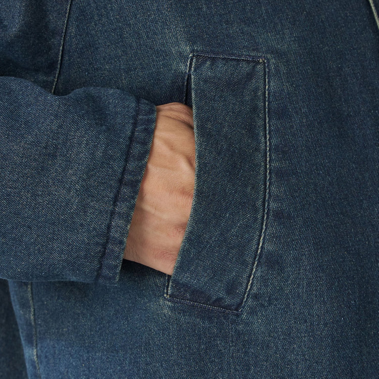 スタンリーブラッカ 【stanley blacker new york】【秋冬】デニムハンティングジャケット/ネイビー 紺中間