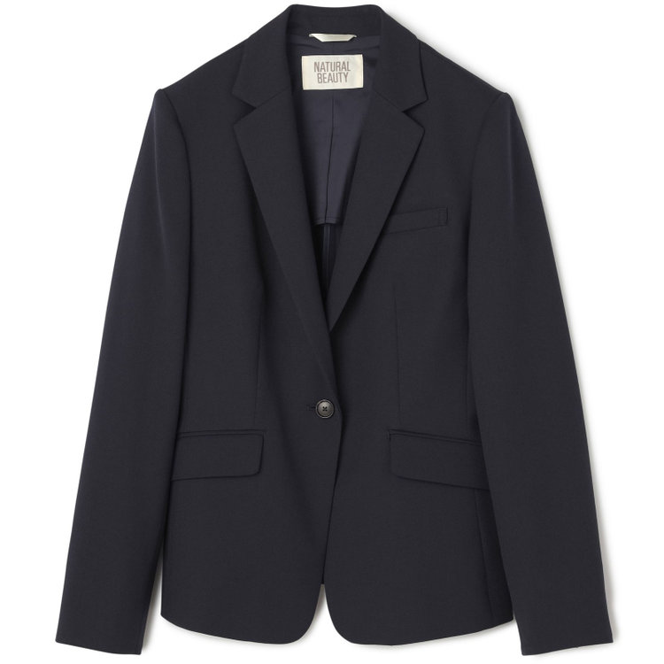 ナチュラル　ビューティー 【NATURAL BEAUTY】【年間】1釦ジャケット/ネイビー 紺中間
