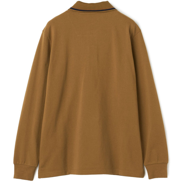 ライル＆スコット 【LYLE&SCOTT】【長袖】ポロシャツ/ブラウン 茶中間