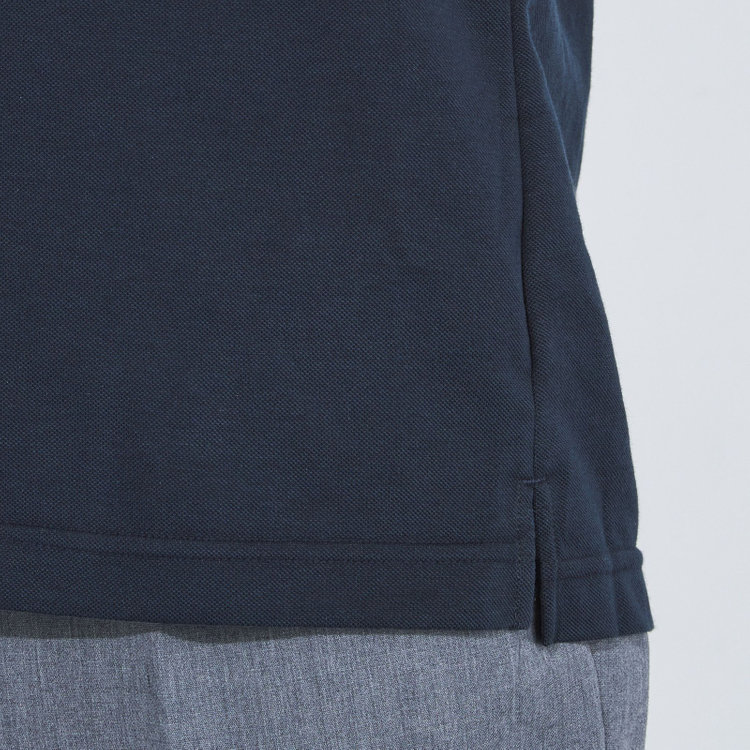 ＪＰコンフォート ネイビー 【半袖】【JOHN PEARSE comfort navy】【ノーアイロン】ボタンダウンビズポロシャツ プルオーバータイプ/ネイビー/ULTRA MOVE/ニット素材 青濃色