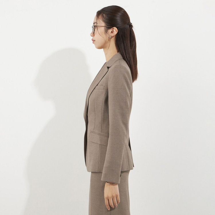 ソノタ（KONAKA用） 【Diana】【秋冬】ジャケット/ブラウン/ウォッシャブル＆ストレッチ 茶淡色