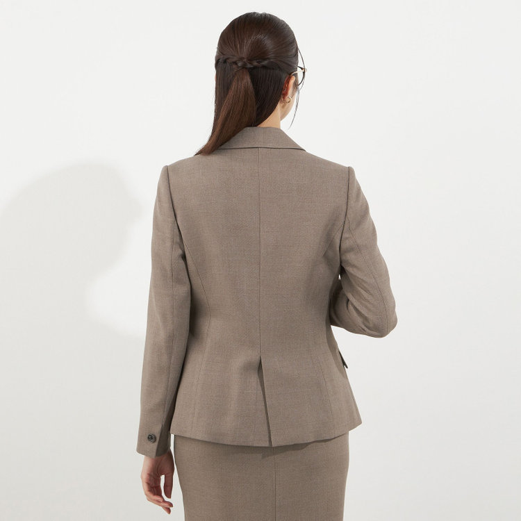 ソノタ（KONAKA用） 【Diana】【秋冬】ジャケット/ブラウン/ウォッシャブル＆ストレッチ 茶淡色